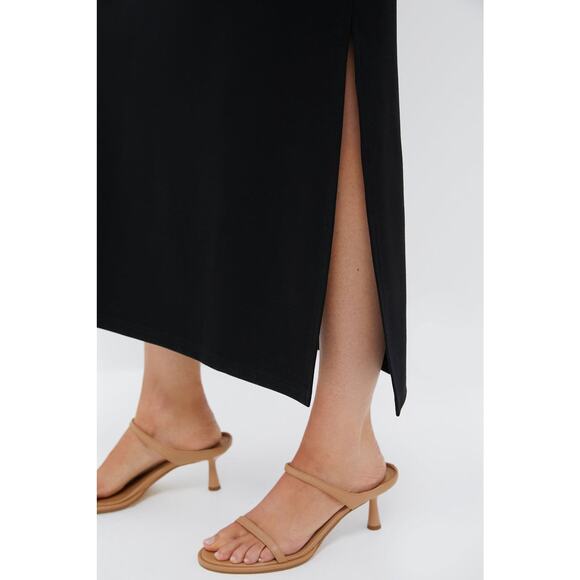 POMANDER PLACE Black Flutter Sleeve Miko Dress Size M NWT - Picture 6 of 8